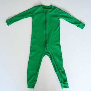Kelly Green zip-ip onsie suit, PRIMARY, 18-24